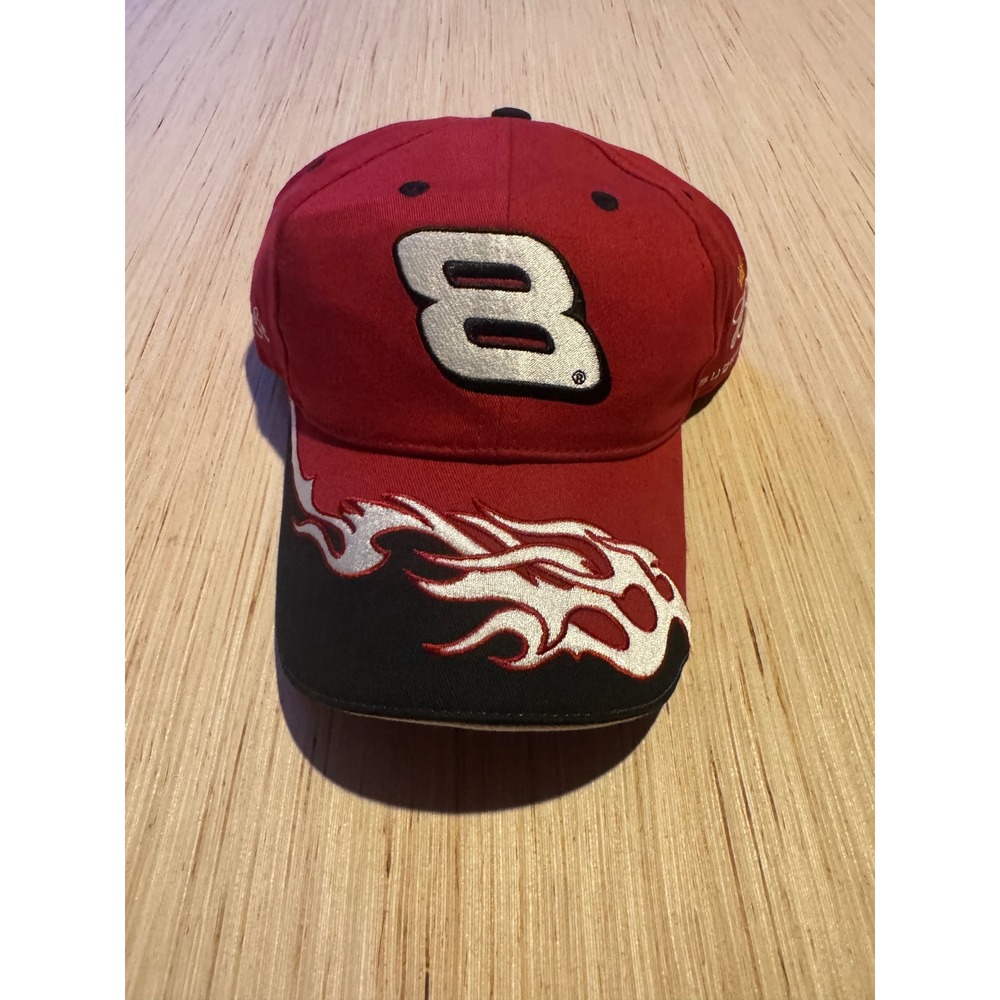 Chase Authentics Dale Earnhardt Jr #8 Budweiser NASCAR Hat Red Adjustable 47